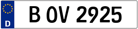 Truck License Plate